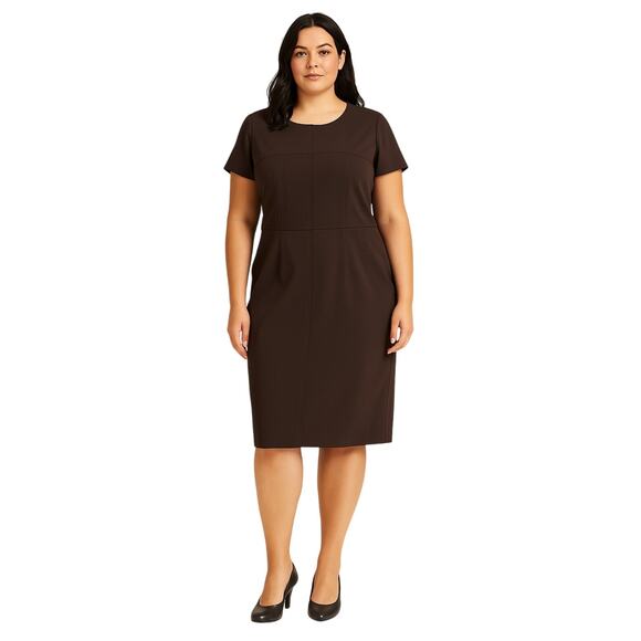 Calvin Klein Stretch Sheath Dress – Size 16W - Picture 1 of 6